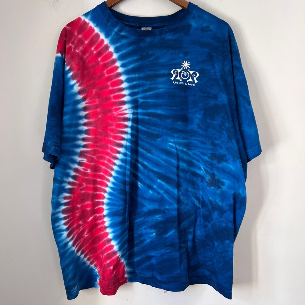 Sundog T-shirt Tie Dye Rhythm and Roots Music Festival  Mens Size Xl
